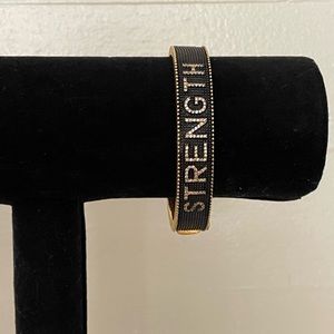 Frieda Rothman Sterling Silver Strength Bangle Bracelet